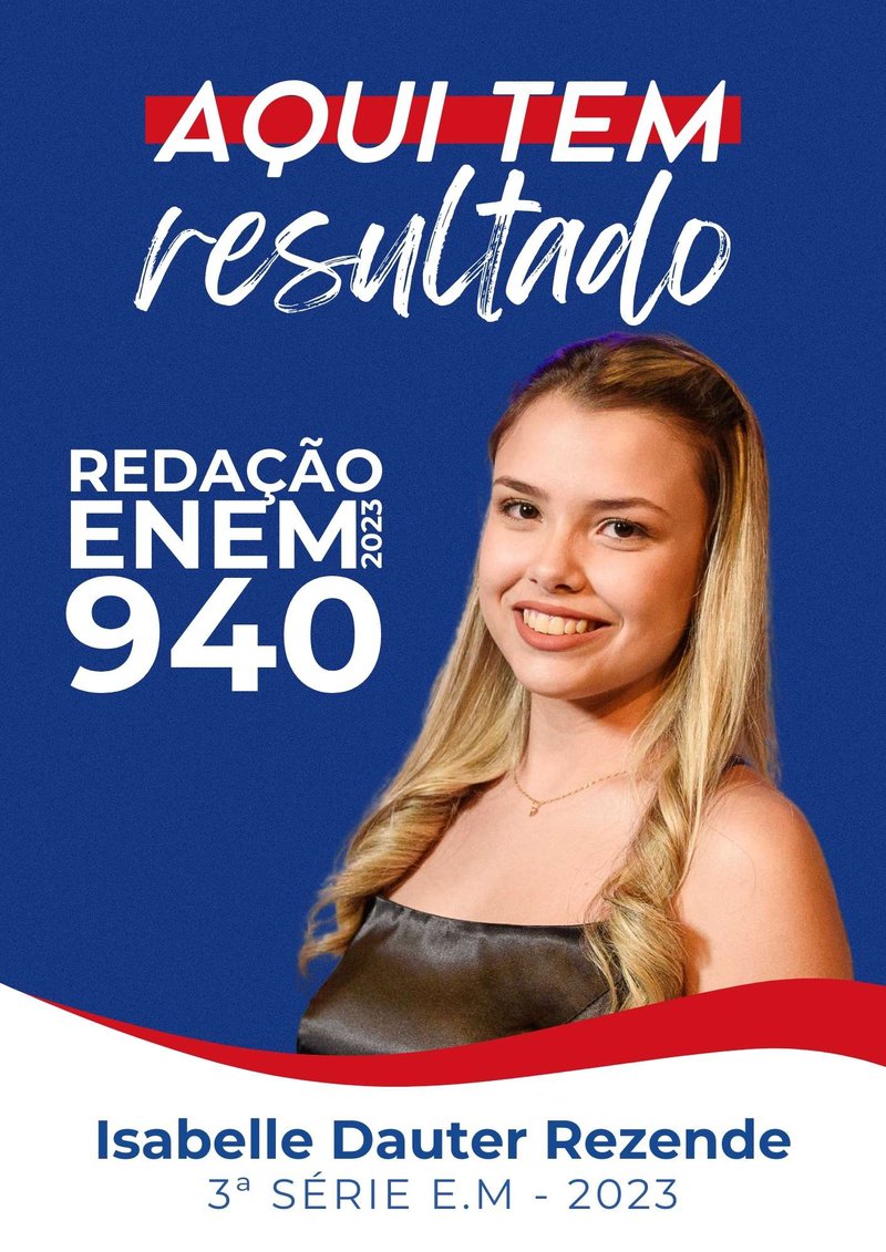 Isabelle Dauter Rezende — Redação ENEM 940