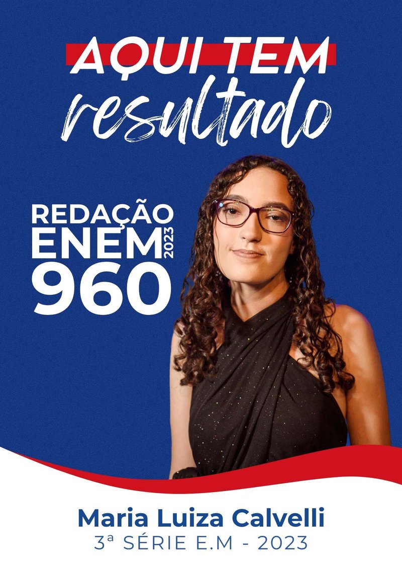 Maria Luiza Calvelli — Redação ENEM 960